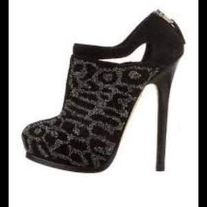 Fendi Beaded Stiletto Booties